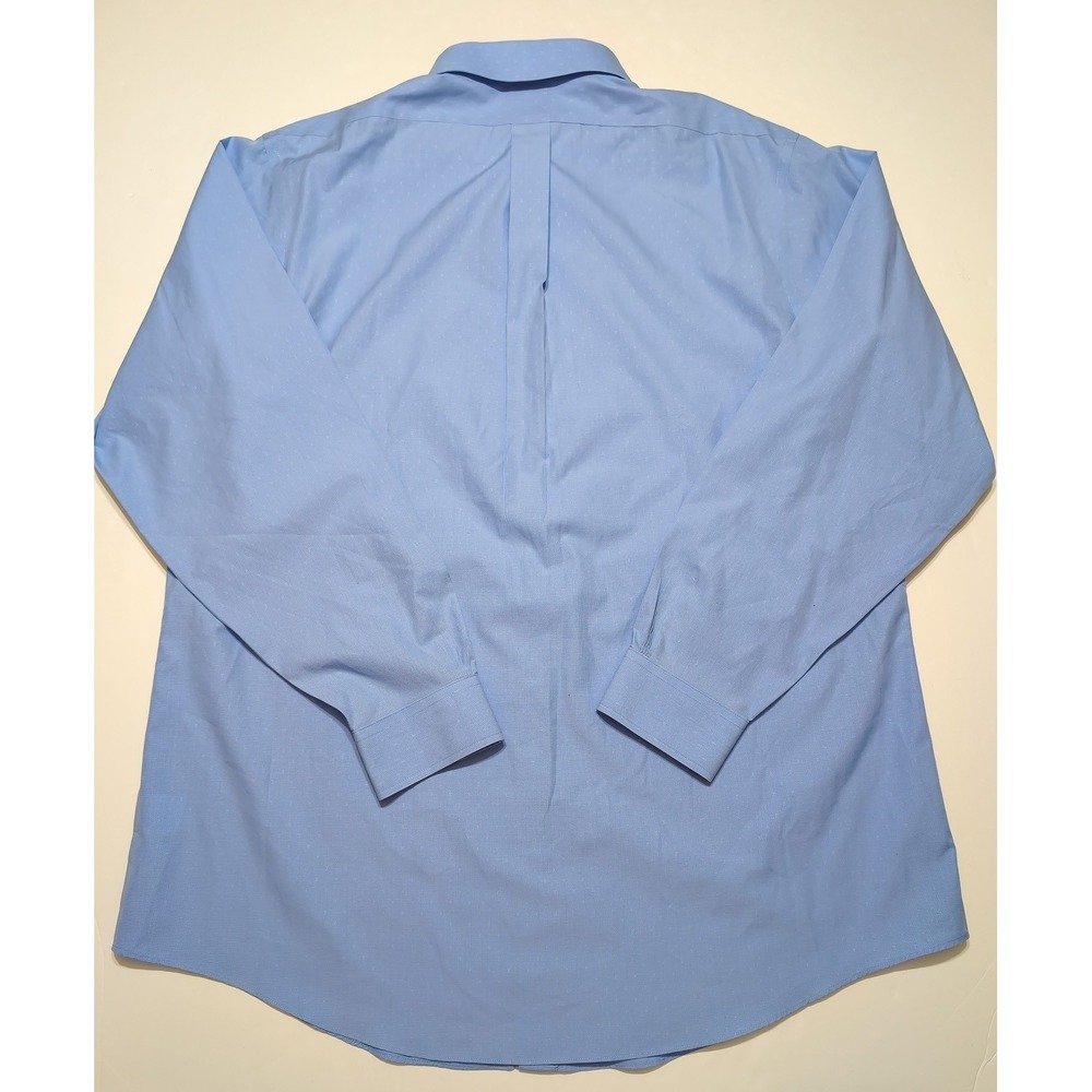 BROOKS BROTHERS Regent Long Sleeve Dress Shirt Blue 18 36/37 ~ New - Picture 8 of 8